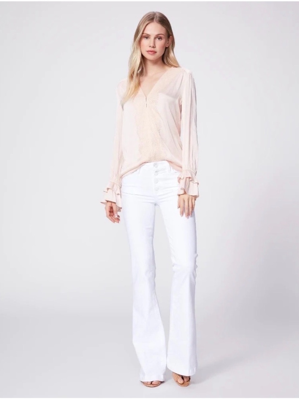NWT Paige Genevieve High Rise Flare Jean